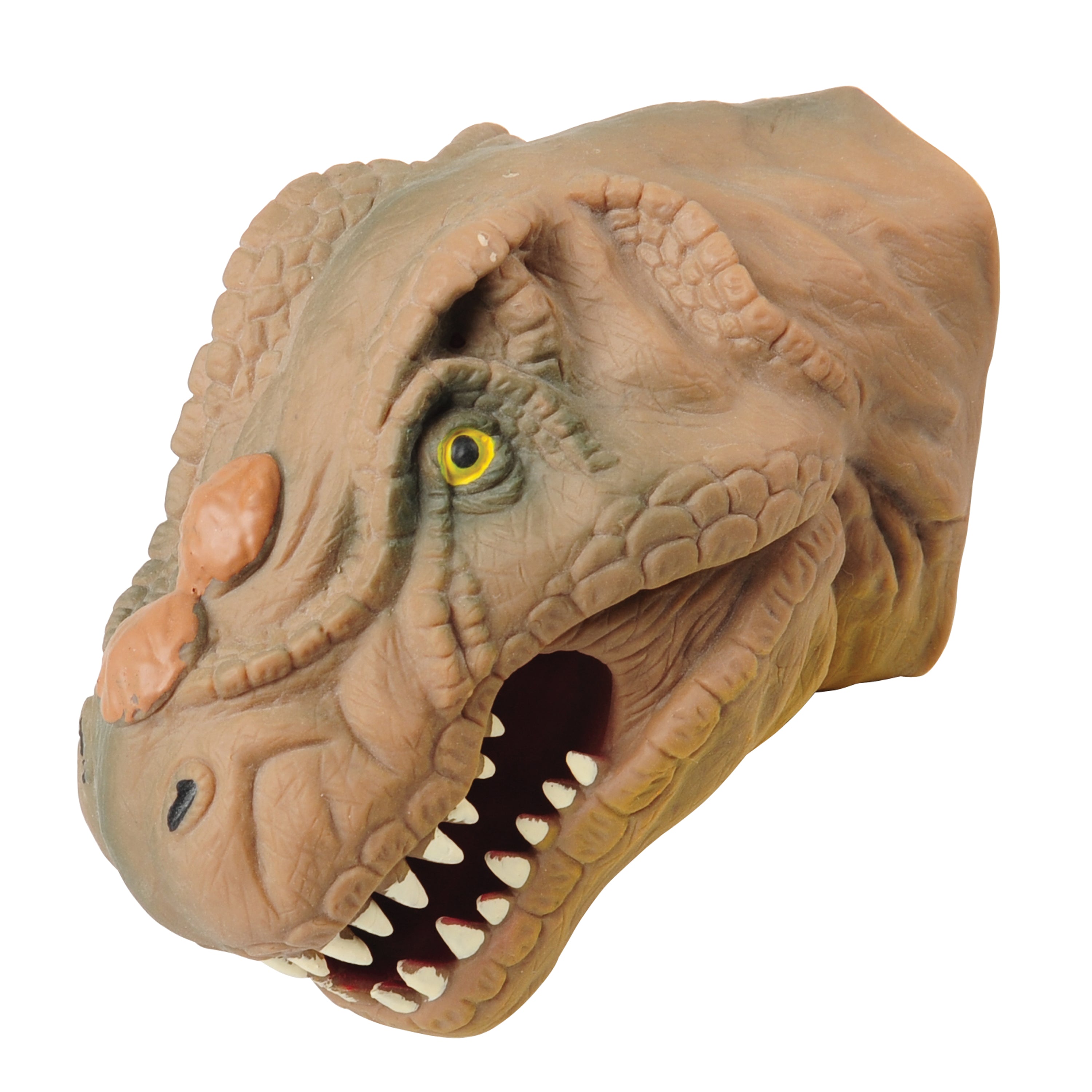 Stretchy Dino Hand Puppets/6 Per Disp - 6 Count