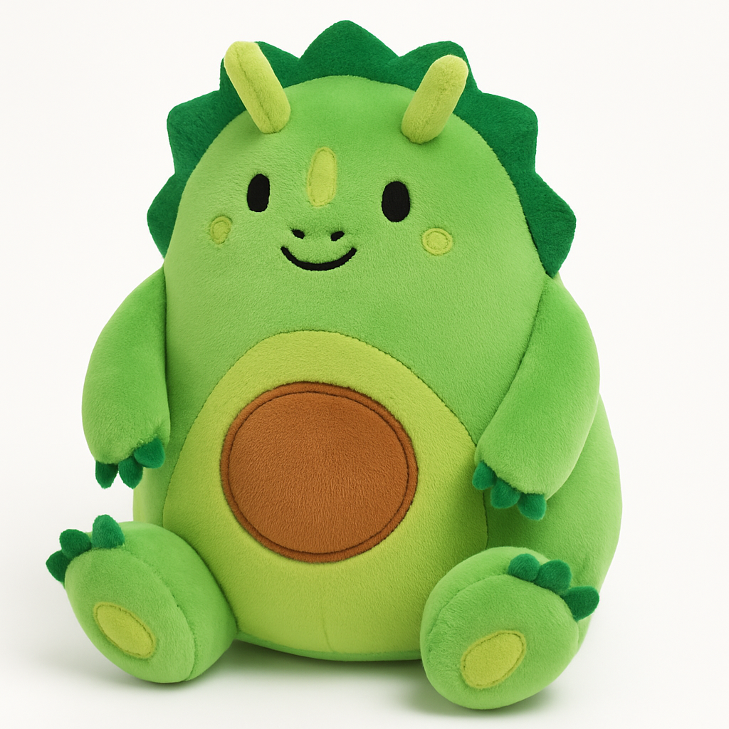 Plush Dinosaur Avocado Toy