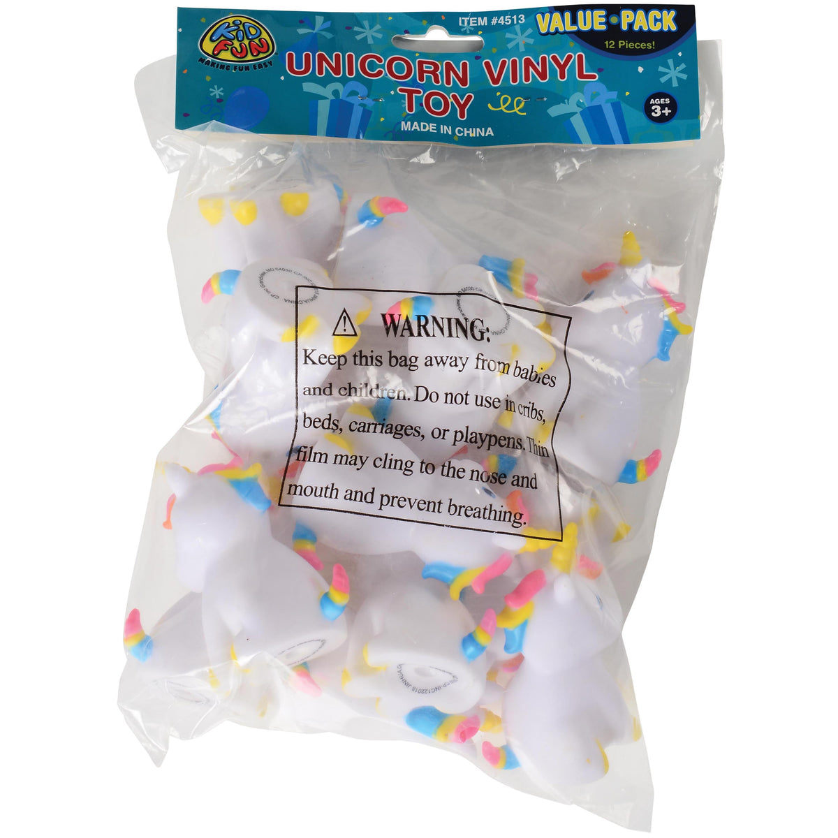 Unicorn Vinyl Toy - 12 Count