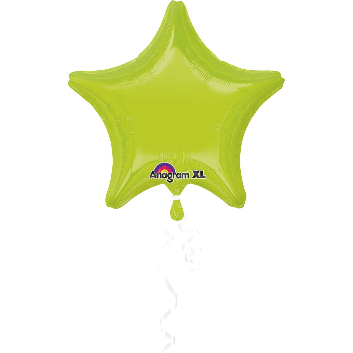 Kiwi Star Foil Balloon - 19 Inch Metallic