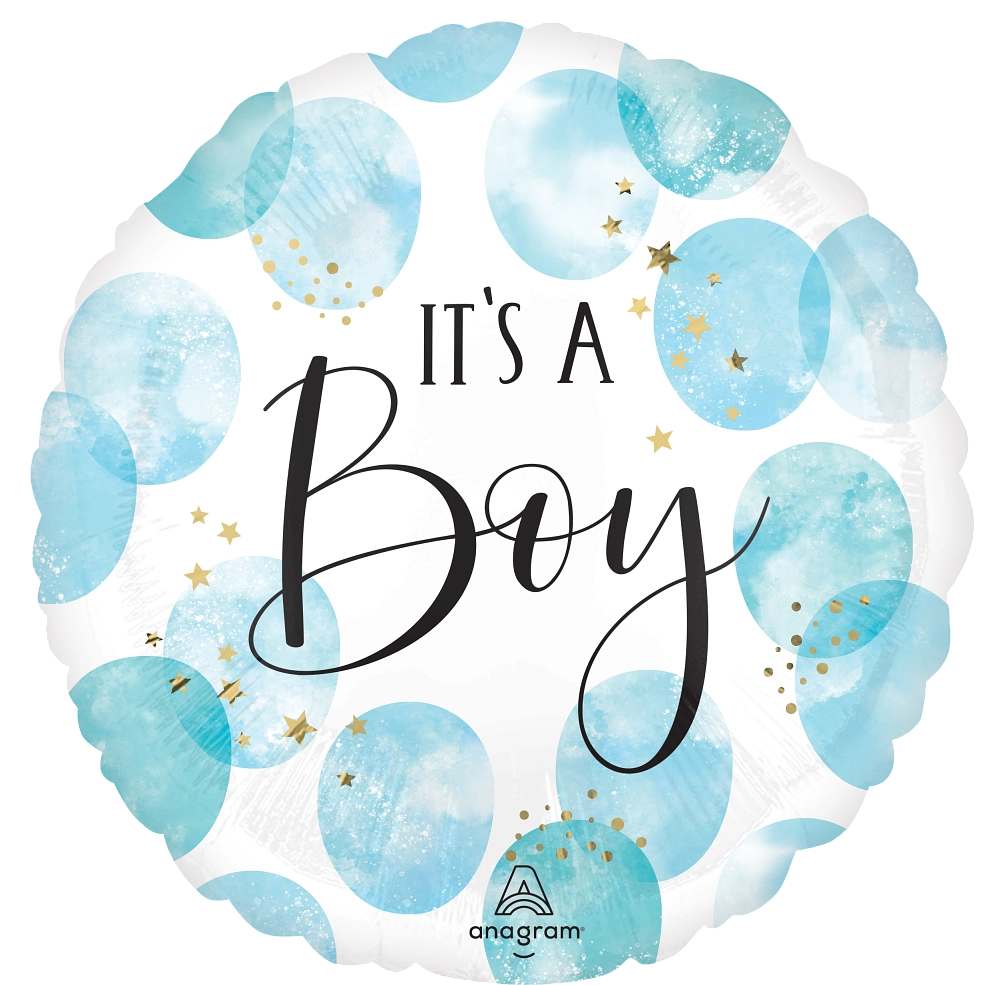 Baby Boy Blue Jumbo Foil Balloon