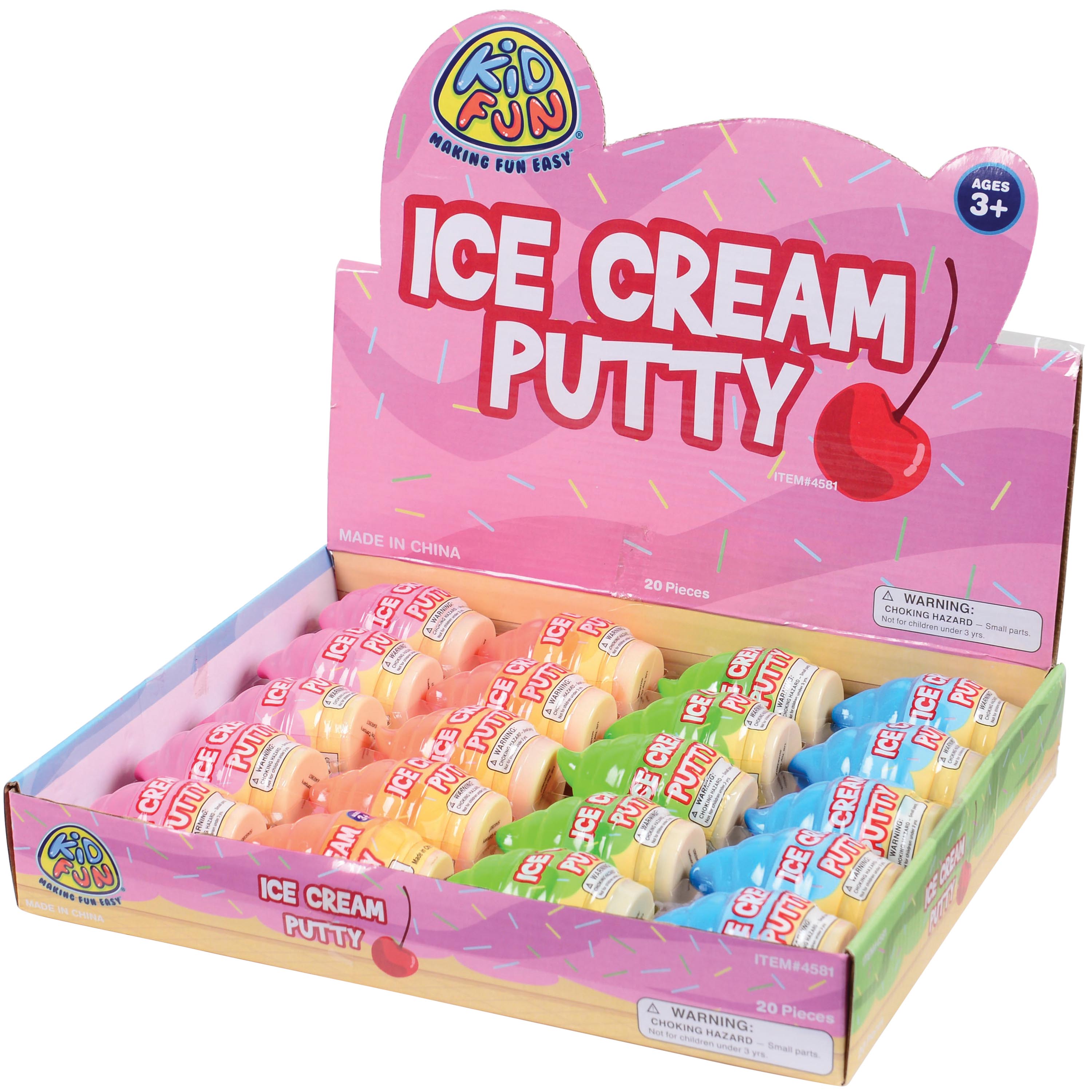 Ice Cream Putty/20 Per Disp - 20 Count