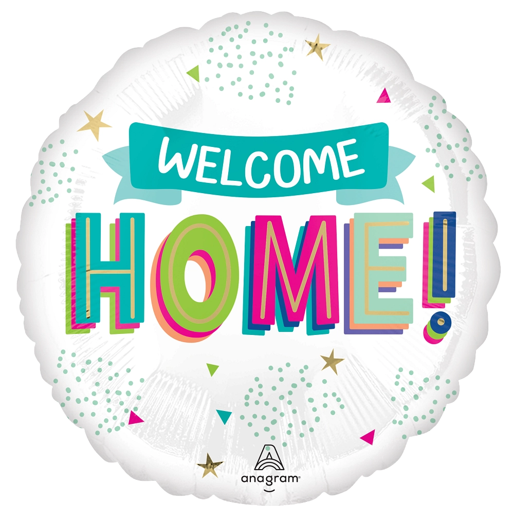 Welcome Home Foil Balloon - 18 Inch