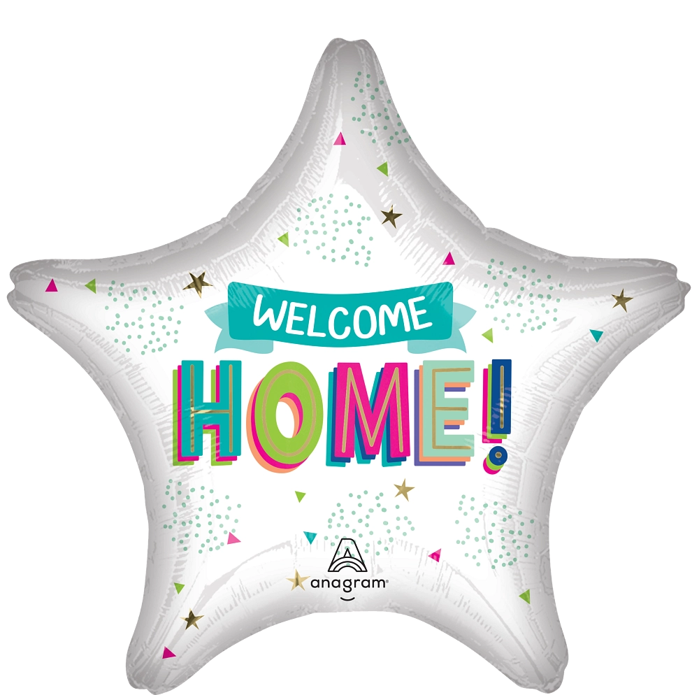 Jumbo "Welcome Home" Foil Super Shape Balloon
