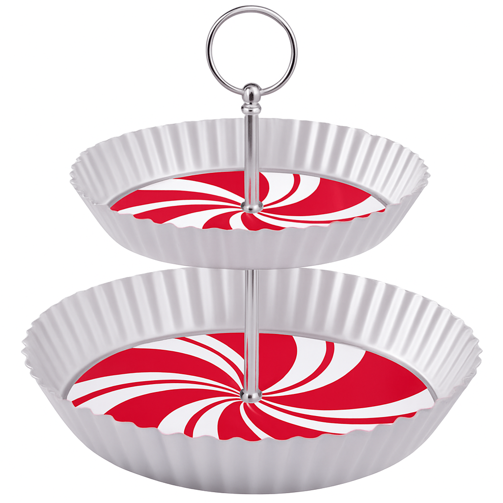 Festive Cocoa Bar Tiered Serving Stand