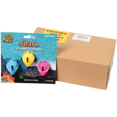 Shark Baby Finger Puppets/3 Per Pkg / 4 Per Pk - 4 Count