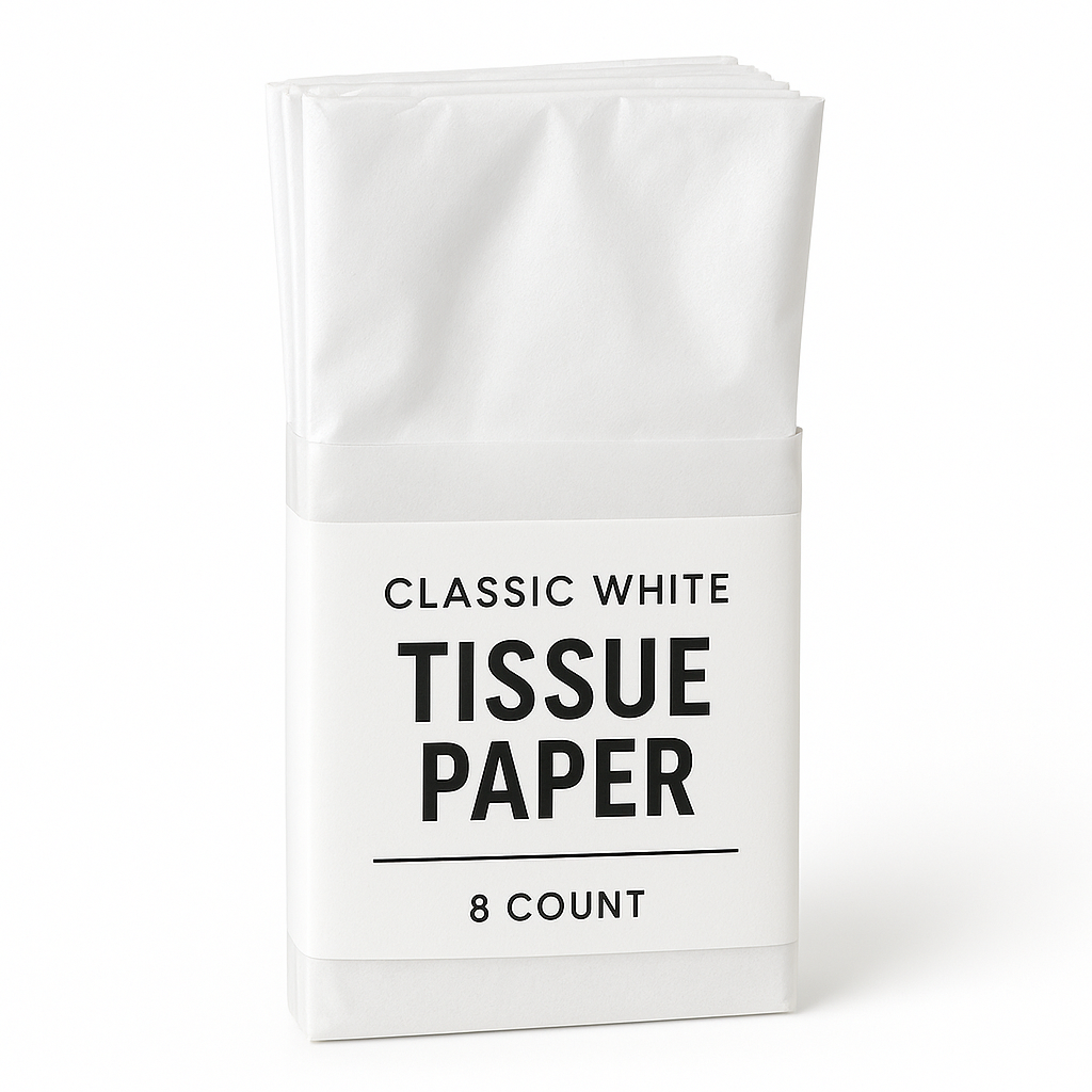 Classic White Tissue Paper - 8 Count