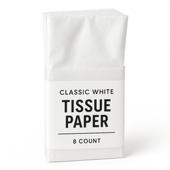 Classic White Tissue Paper - 8 Count