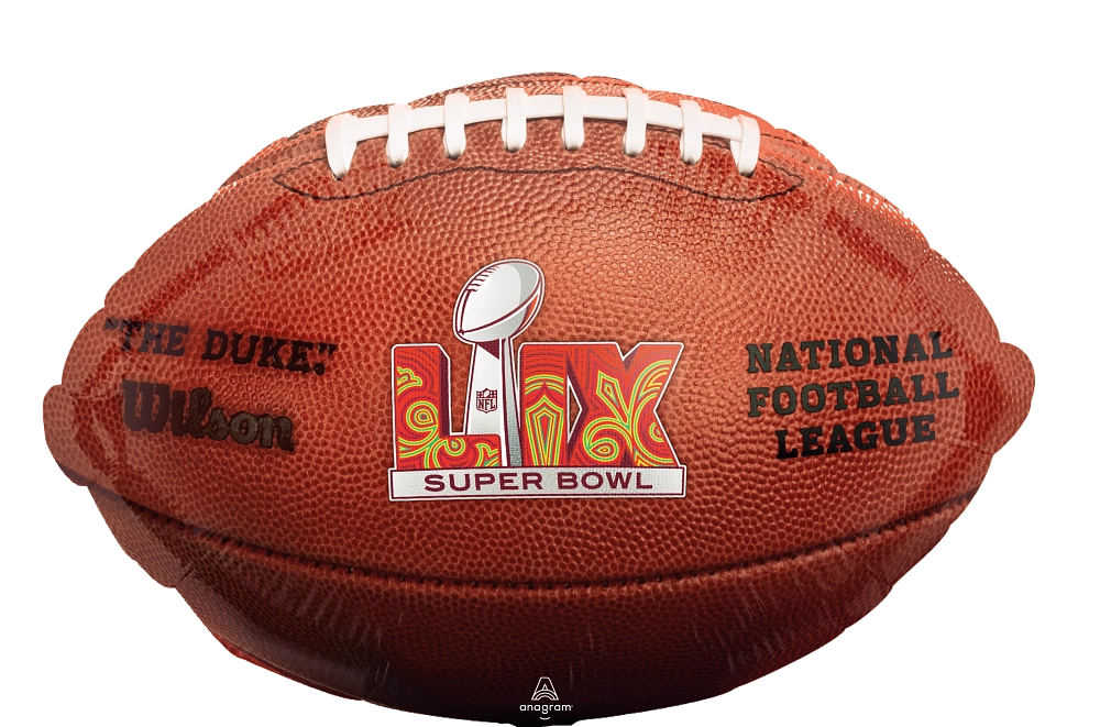 Super Bowl XL Foil Balloon - Metallic Silver