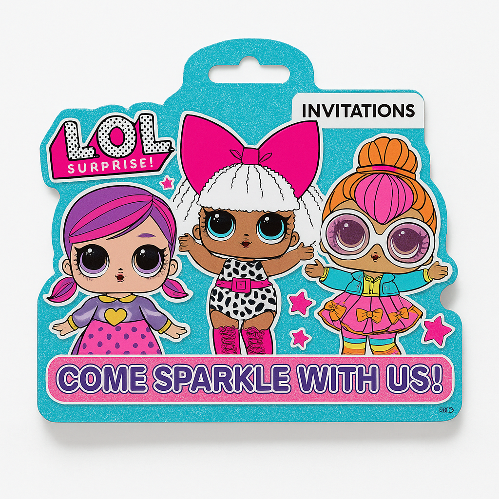 LOL Surprise! Birthday Party Invitations