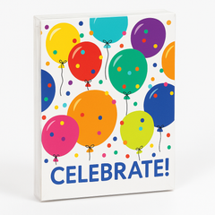 Vibrant Balloon Birthday Invitations