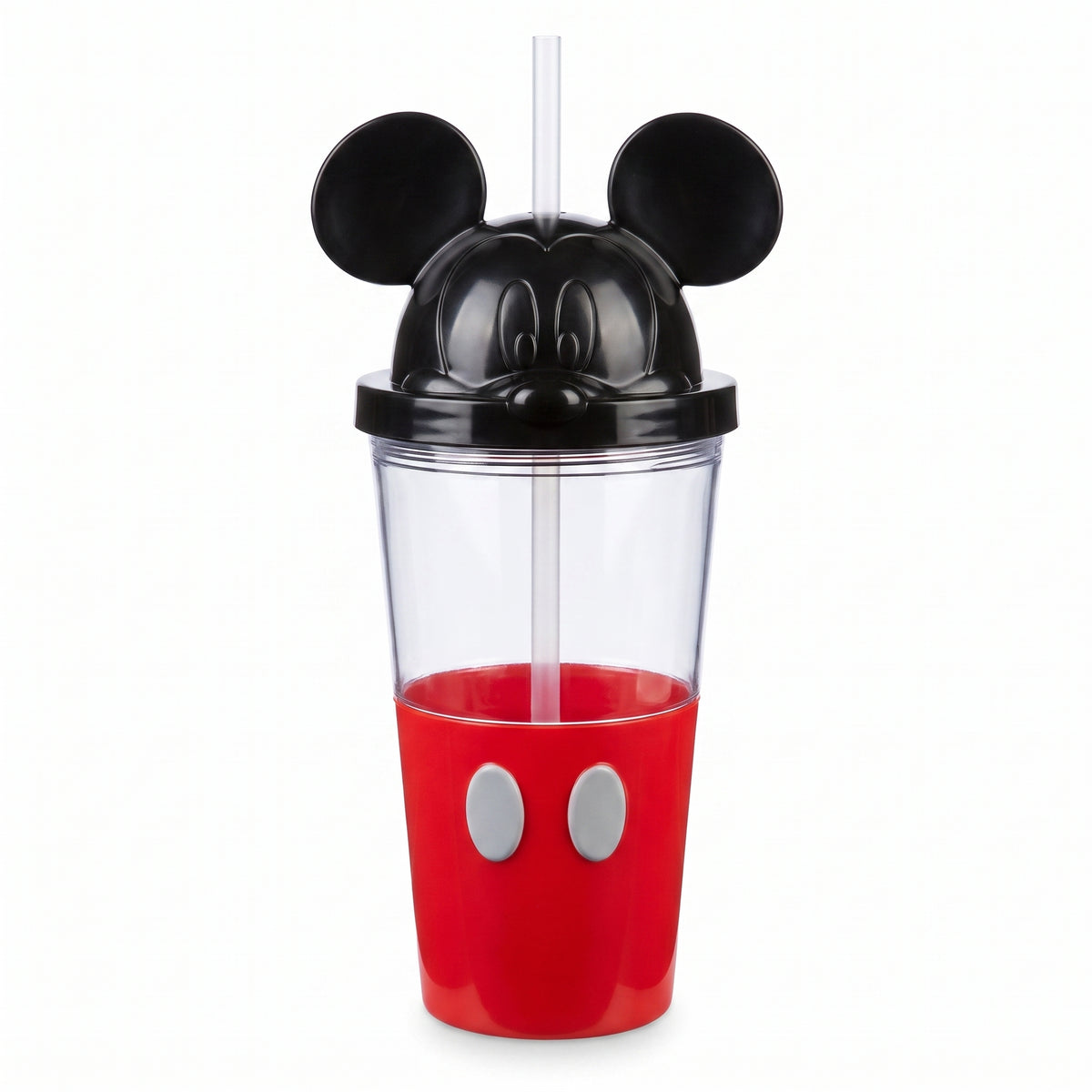 Disney Mickey Mouse 18oz Party Cup with Straw and Ears Lid