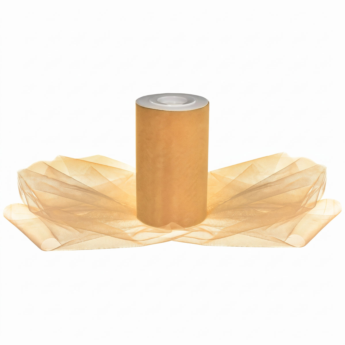 Elegant Gold Tulle Bolt for Weddings and Events - 65 Yards