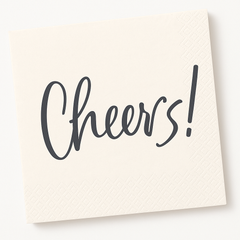 Cheers! Cocktail Beverage Napkins