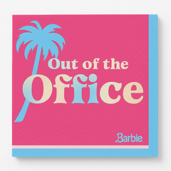 Barbie Dream Party "Out of the Office" Beverage Napkins - 16 Pack
