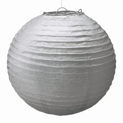 Silver Paper Lantern Party Decoration