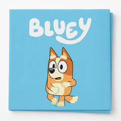 Bluey Birthday Party Beverage Napkins - 16 Pack