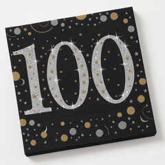 Sparkling Celebration Beverage Napkins - Pack of 100