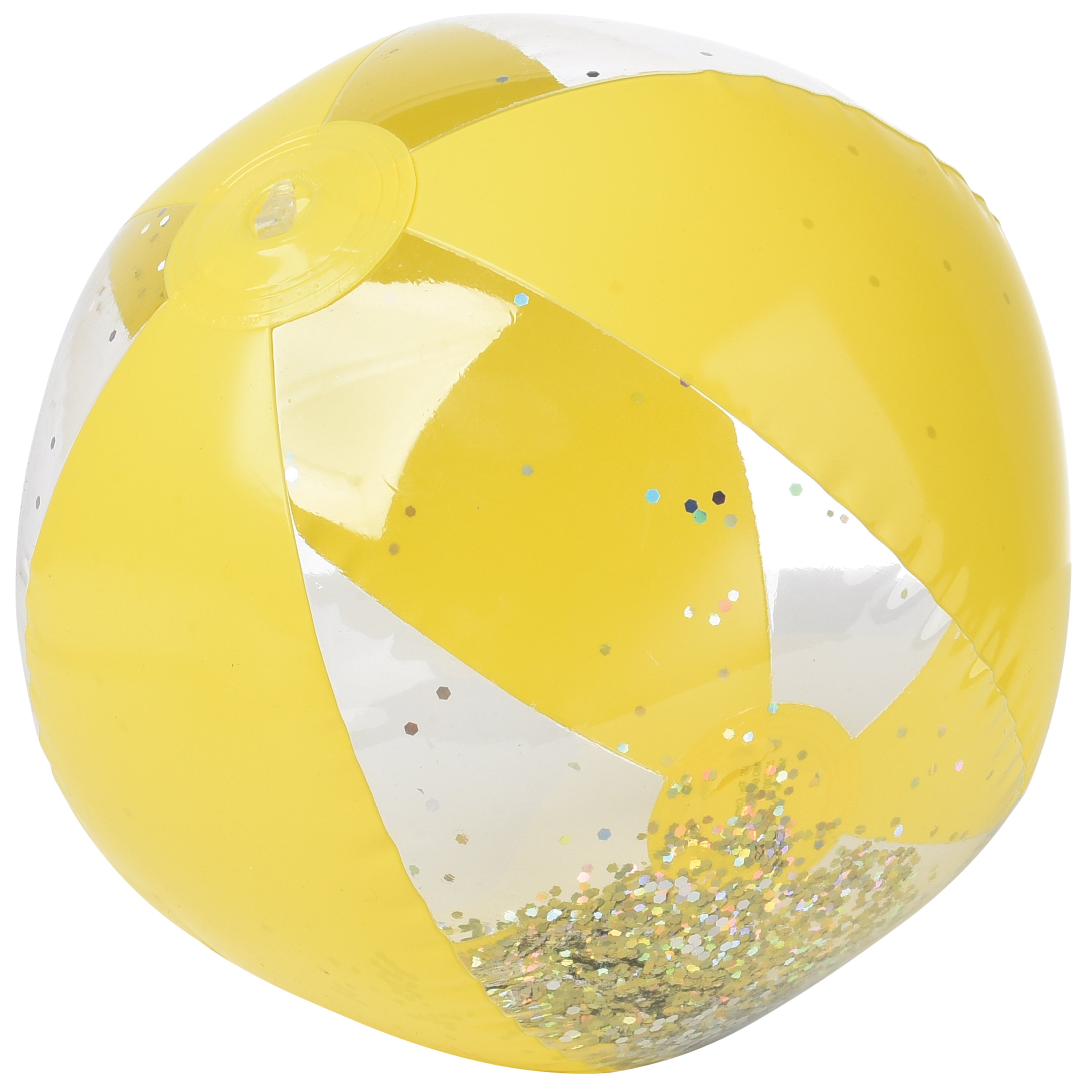 Glitter Stripe Beach Ball - 12 Count