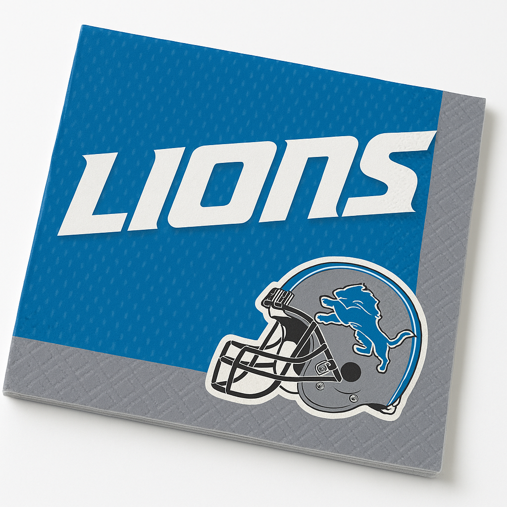 Detroit Lions NFL Lunch Napkins