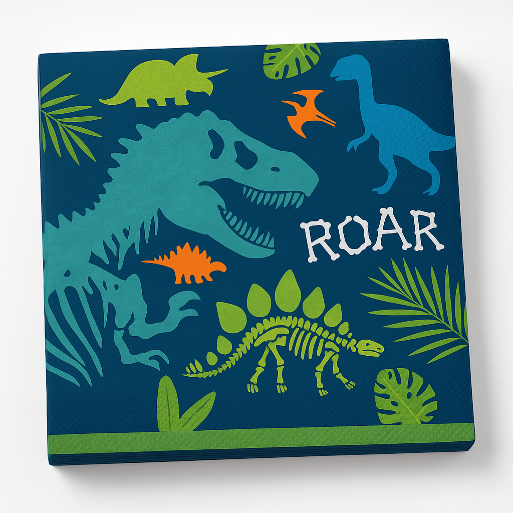 Dino-Mite Birthday Luncheon Napkins