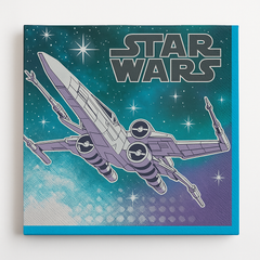 Star Wars Galaxy X-Wing Lunch Napkins - 16 Pack