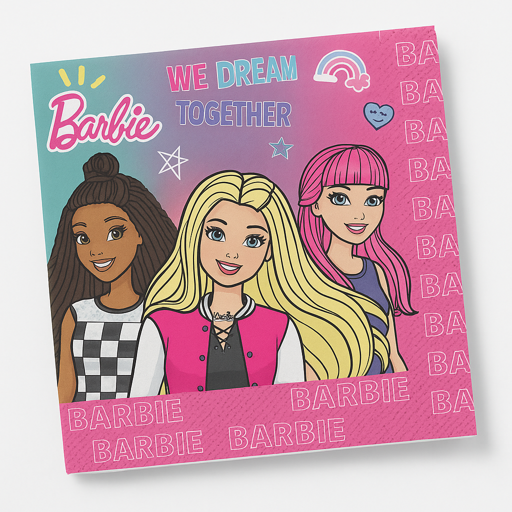 Barbie Dream Together Lunch Napkins - 16 Pack