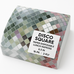 Silver Disco Ball Lunch Napkins - 16 Pack