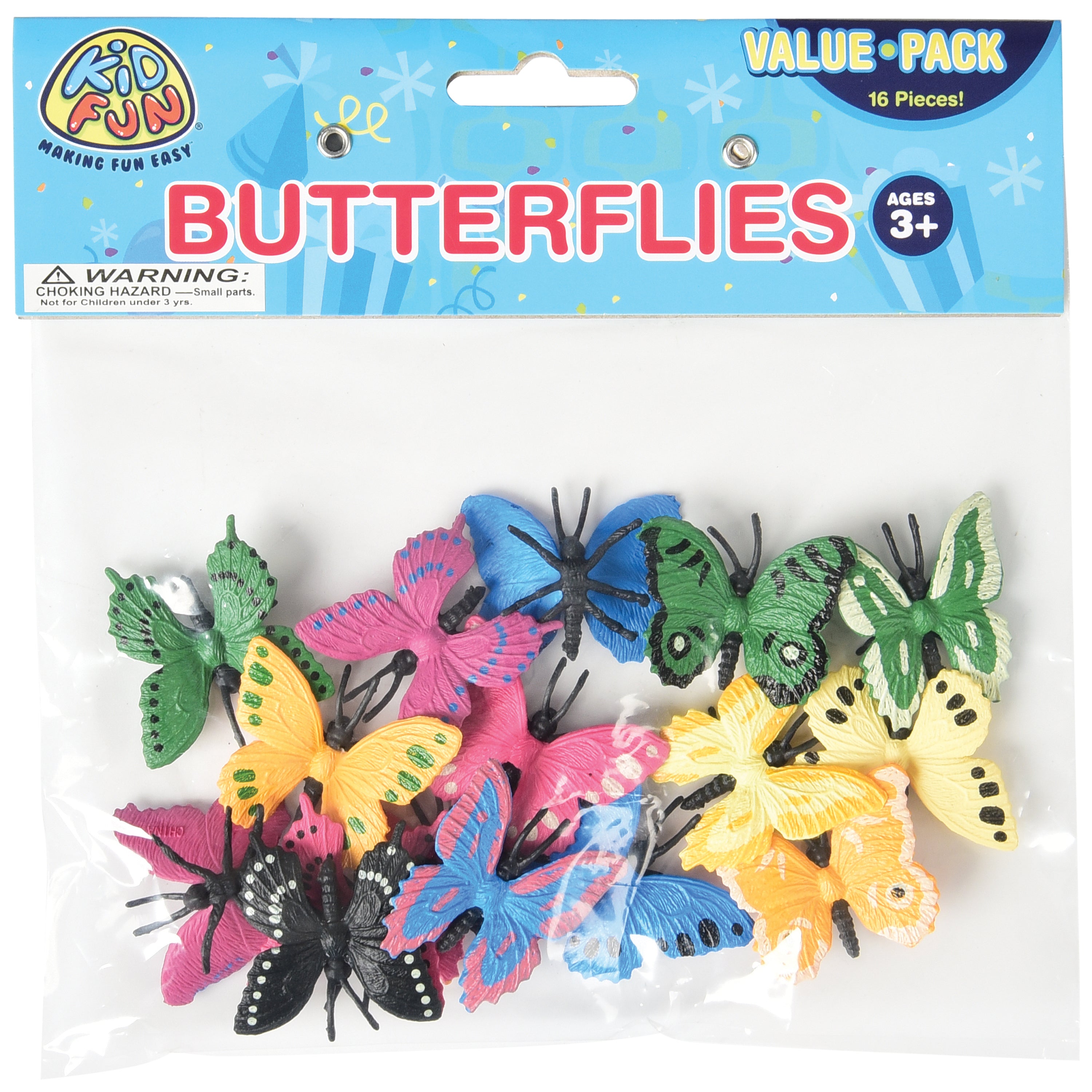 Eco-Friendly Butterflies - 16 Count