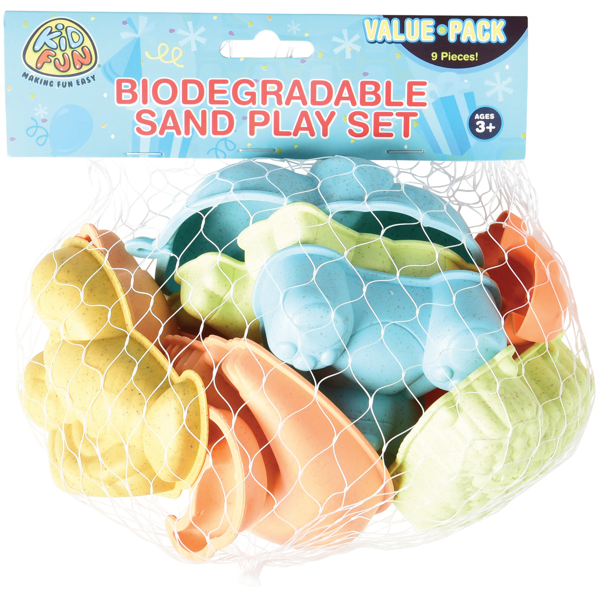 Eco-Friendly Sand Play Set - 9 Count
