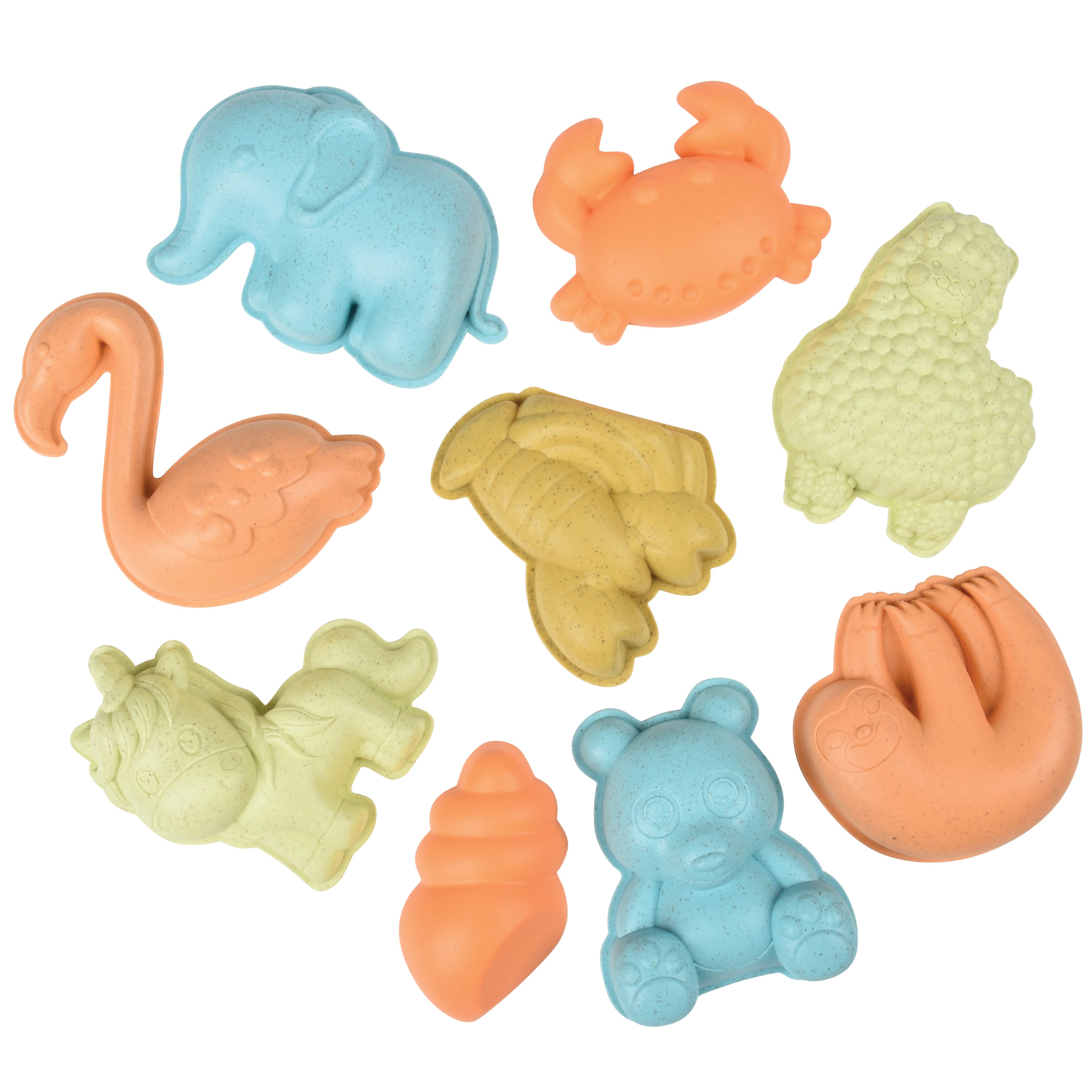 Eco-Friendly Sand Play Set - 9 Count