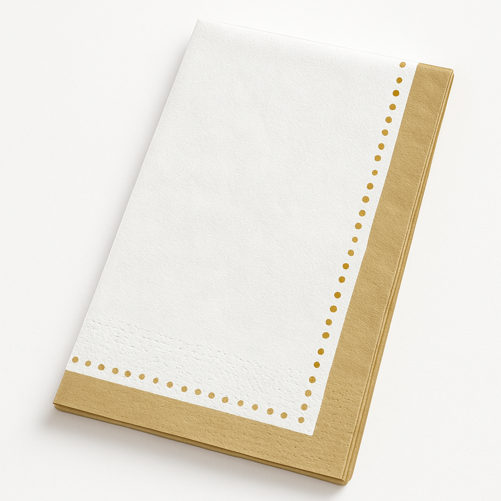 Elegant Gold Premium Buffet Napkins