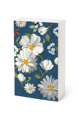 Navy Daisies Printed Guest Towels - 16 Pack