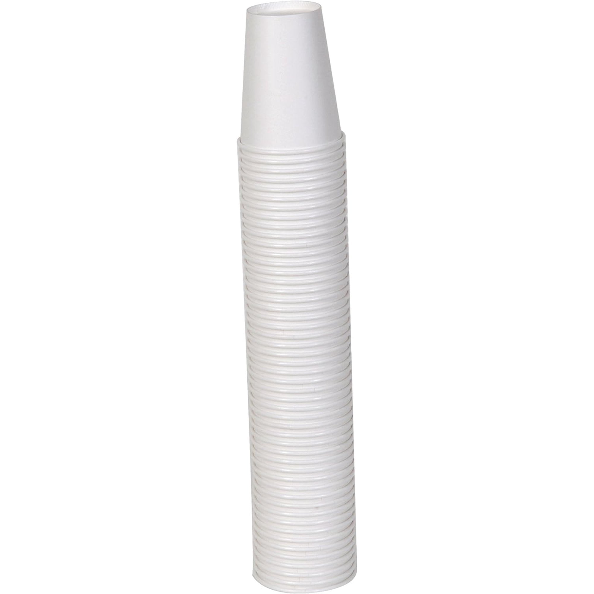 Bag of 50 Dixie 8oz Solid White Cups