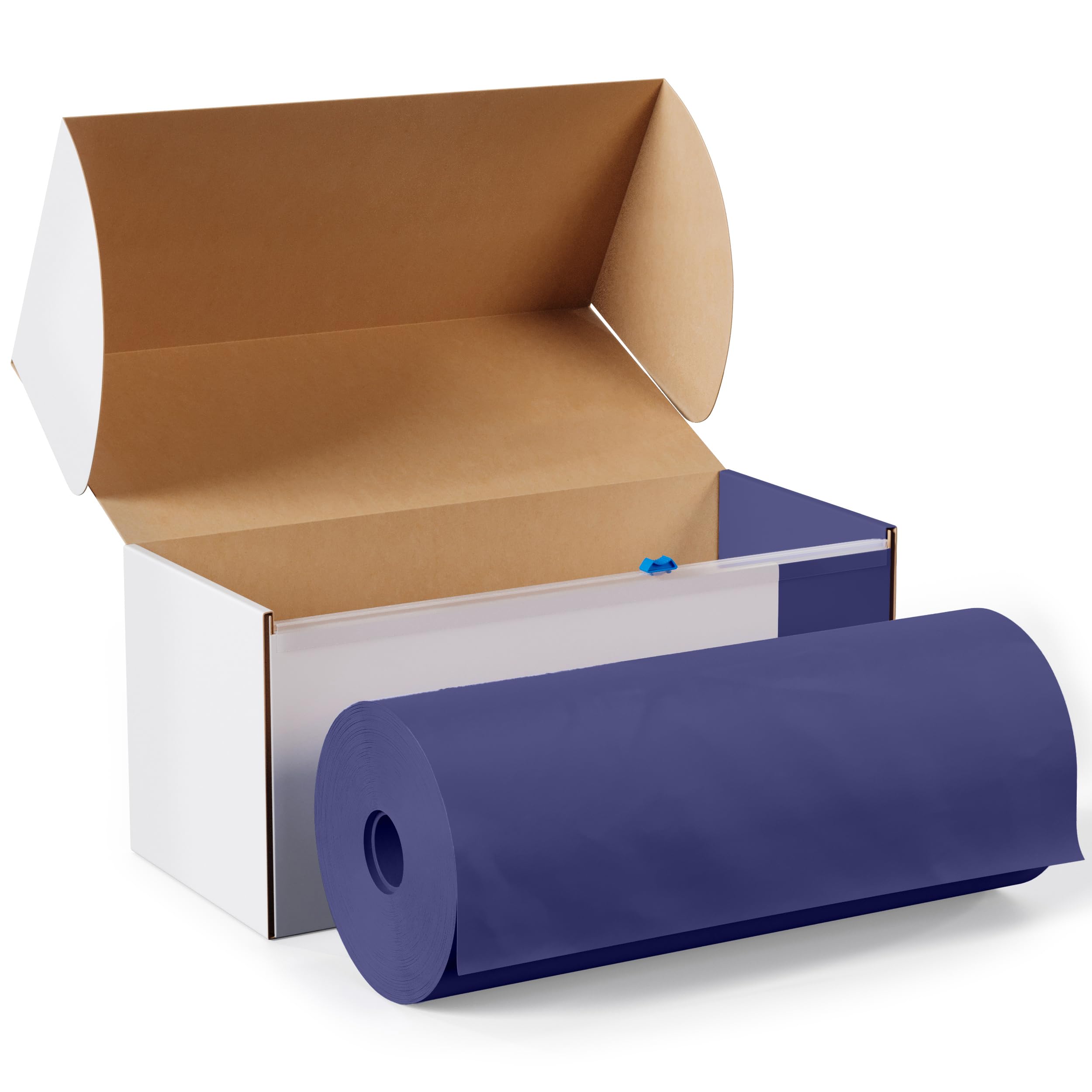 54 In. x 300 Ft. Cut To Size Table Roll  | Navy | Case of 4