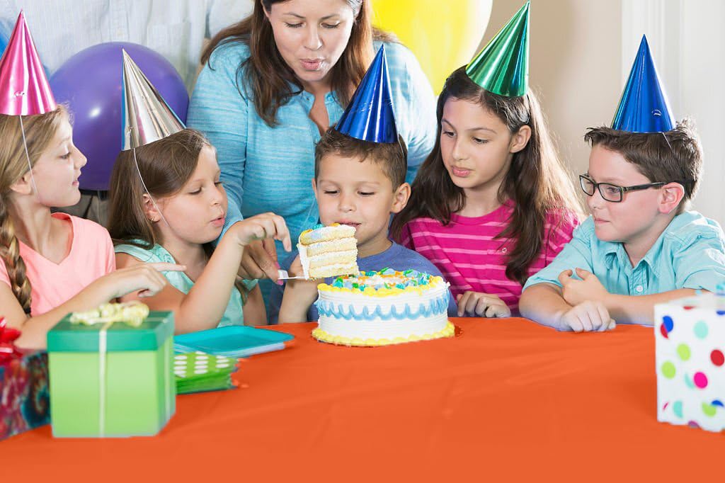 54 In. x 100 Ft. Cut To Size Table Roll  | Orange | Case of 6