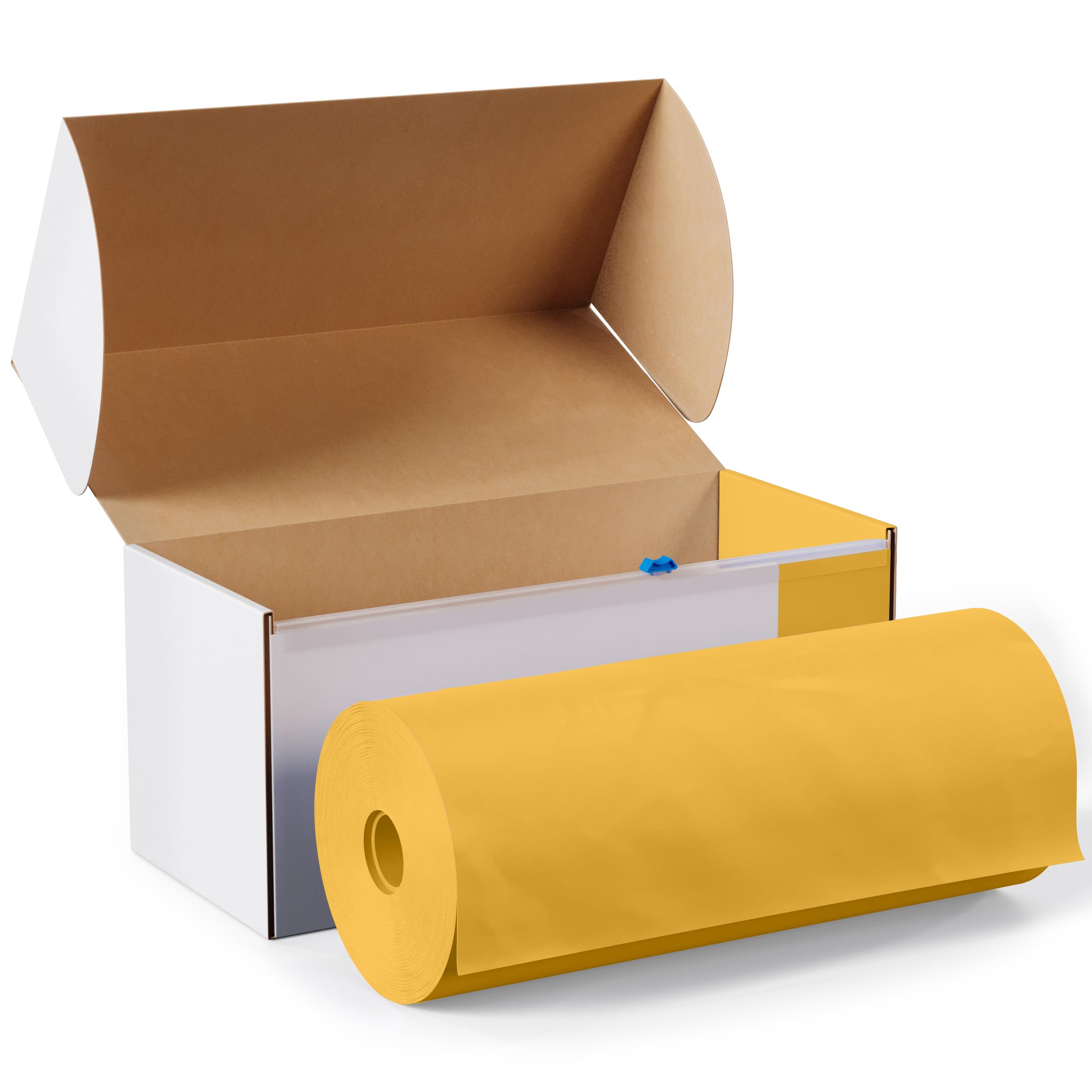 54 In. x 100 Ft. Cut To Size Table Roll  | Yellow | Case of 6