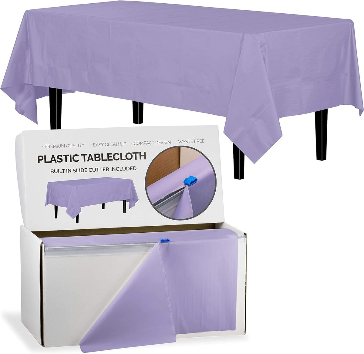 54 In. x 300 Ft. Cut To Size Table Roll | Lavender