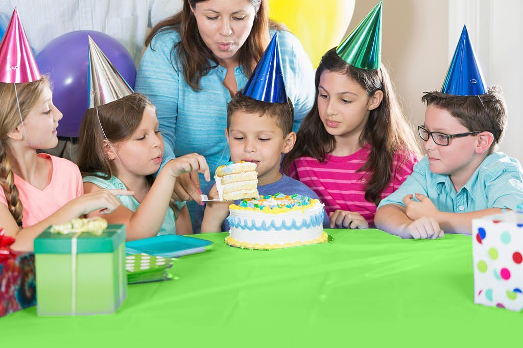 54 In. x 300 Ft. Cut To Size Table Roll  | Lime Green | Case of 4