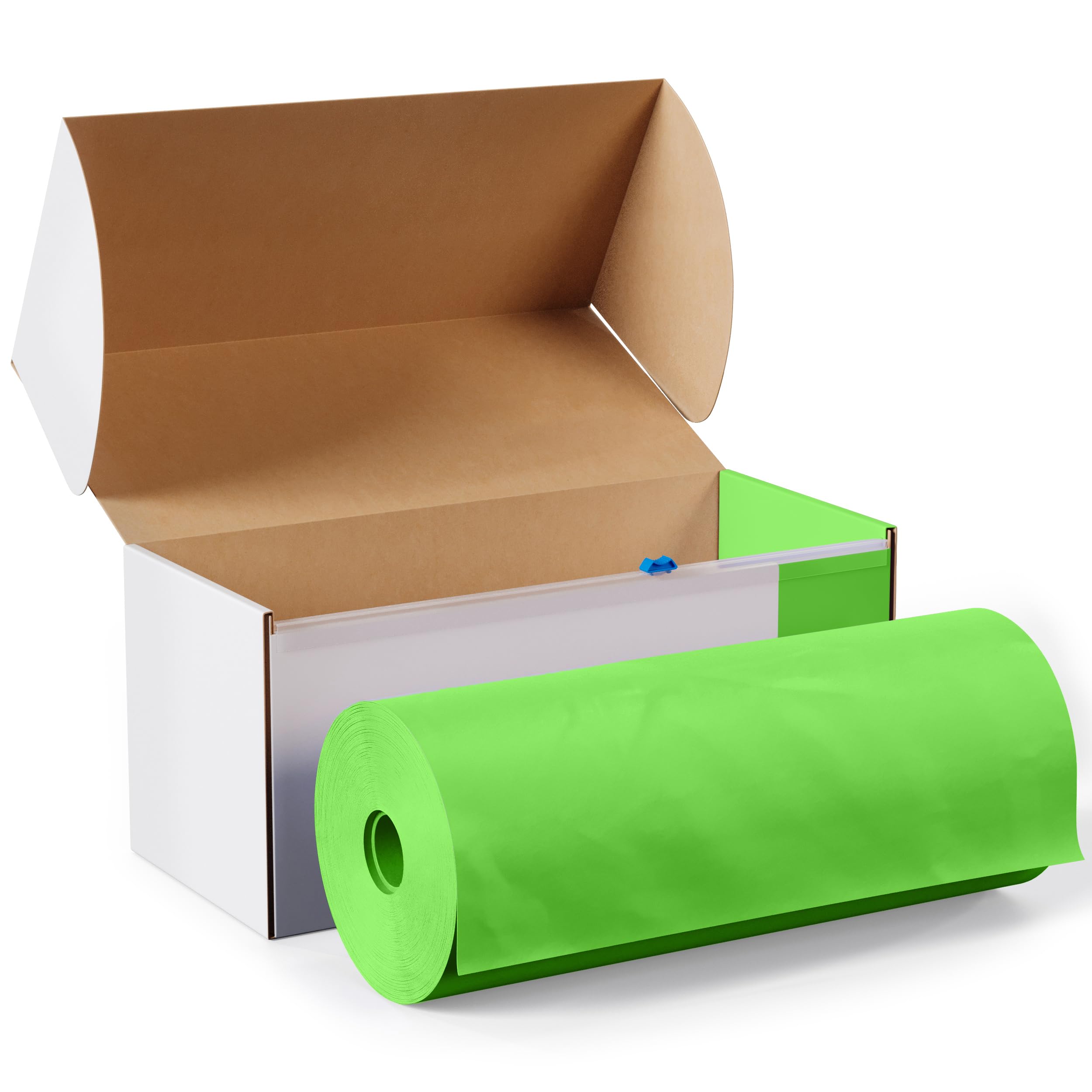 54 In. x 300 Ft. Cut To Size Table Roll  | Lime Green | Case of 4