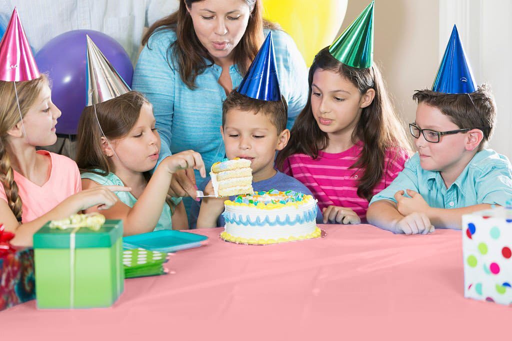 54 In. x 300 Ft. Cut To Size Table Roll  | Pink | Case of 4