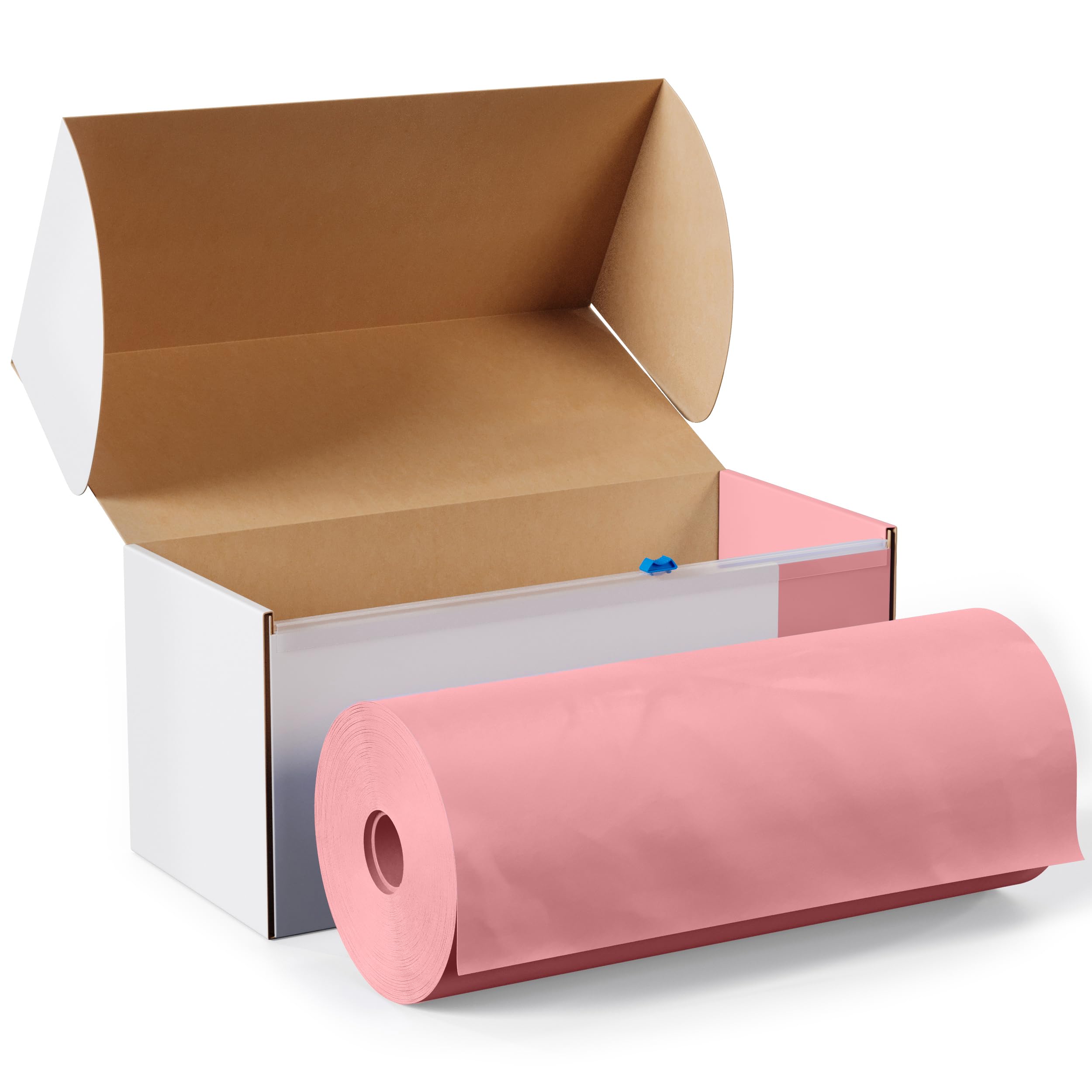 54 In. x 300 Ft. Cut To Size Table Roll  | Pink | Case of 4