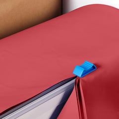 54 In. x 300 Ft. Cut To Size Table Roll  | Red | Case of 4