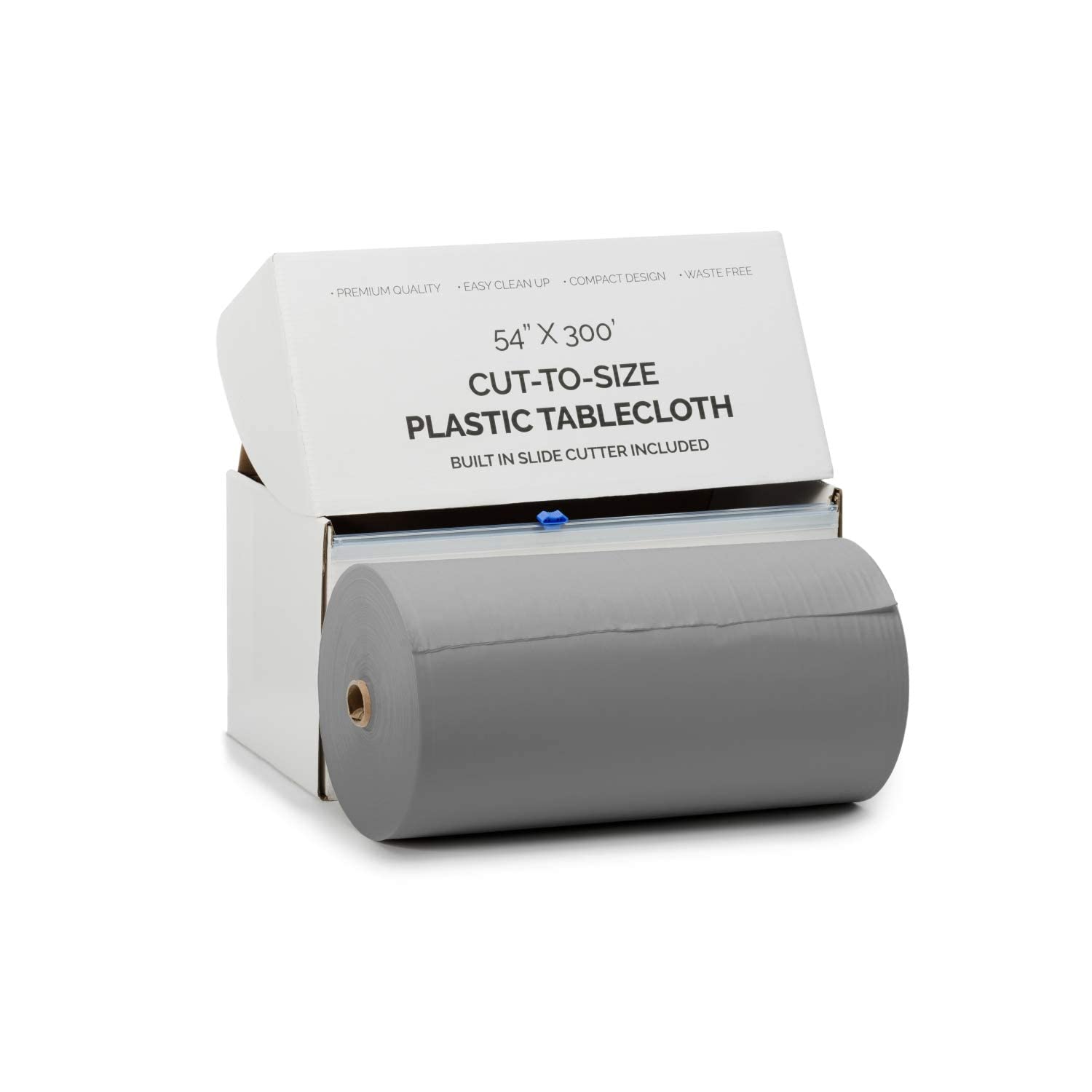 54 In. x 300 Ft. Cut To Size Table Roll  | Silver | Case of 4