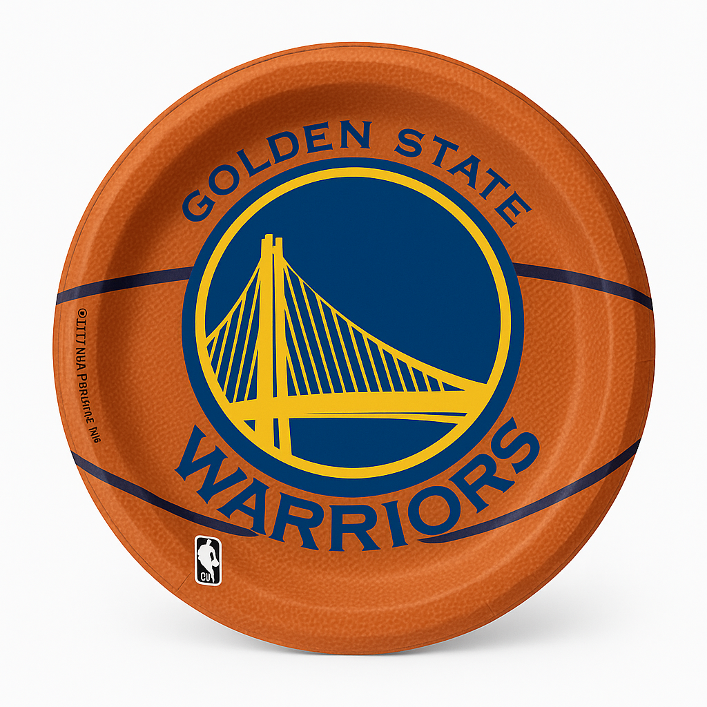 Golden State Warriors 7" Dessert Plates, 8-Pack