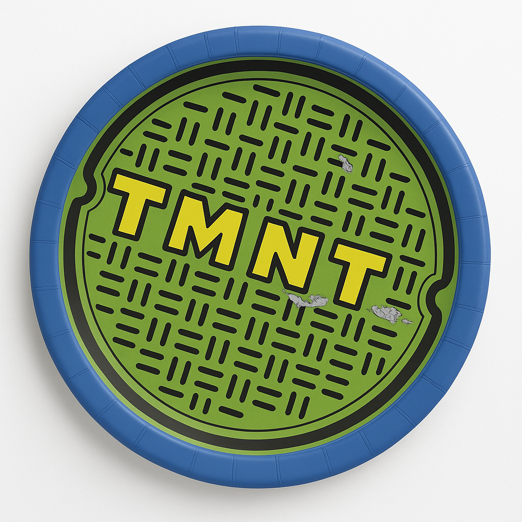 Teenage Mutant Ninja Turtles 7" Round Paper Plates - 8 Pack