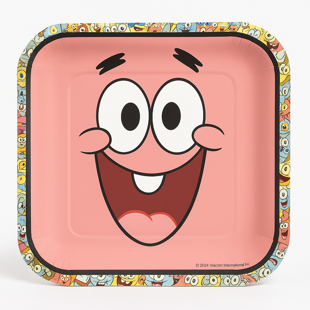 SpongeBob SquarePants 7" Square Paper Plates