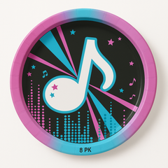 Internet Famous 9" Round Paper Lunch Plates - 8 Pack