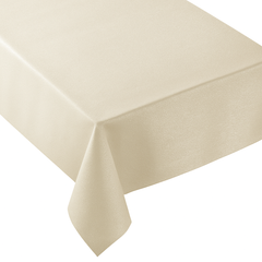 Elegant Silver Fabric Table Cover - 60" x 104"