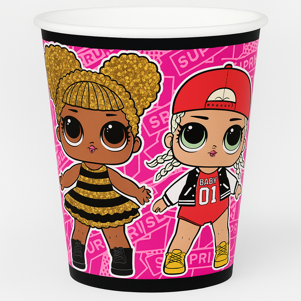 L.O.L. Surprise! "Together 4 Eva" 9 oz Paper Cups - 8 Pack